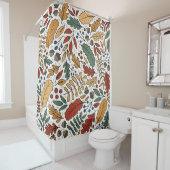 Farbige Leaf-Quadrat-Gestaltung im Herbst Duschvorhang (Beispiel)