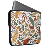 Farbige Leaf-Quadrat-Gestaltung im Herbst Laptopschutzhülle (Vorne Rechts)