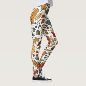 Farbige Leaf-Quadrat-Gestaltung im Herbst Leggings (Rechts)
