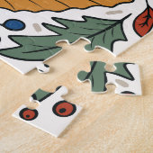 Farbige Leaf-Quadrat-Gestaltung im Herbst Puzzle (Seite)
