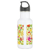 Farbige Lebensmittel Wasserflasche (Rückseite)