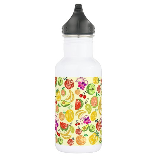 Farbige Lebensmittel Wasserflasche (Rechts)