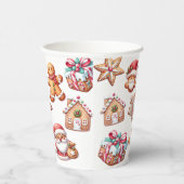 Farbige Lebkuchen Pappbecher (Rechts)