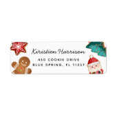 Farbige Lebkuchen-Weihnachtsmann-Weihnachtsplätzch (Vorne)