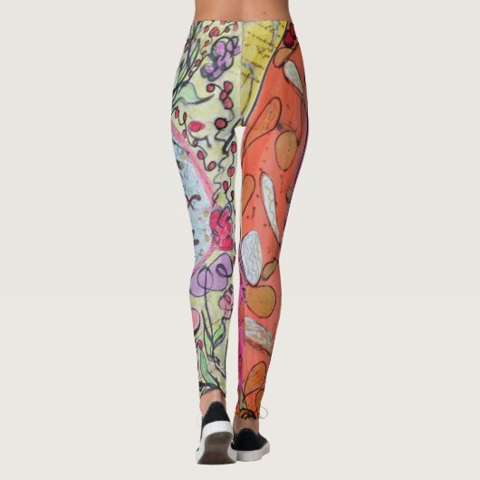 Farbige Leggings (Rückseite)