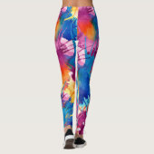Farbige Leggings (Rückseite)