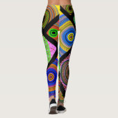 Farbige Leggings (Rückseite)