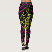 Farbige Leggings (Rückseite)