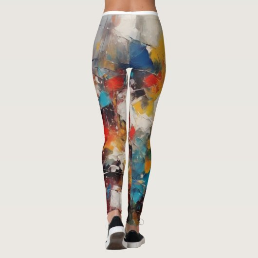 Farbige Leggings (Rückseite)