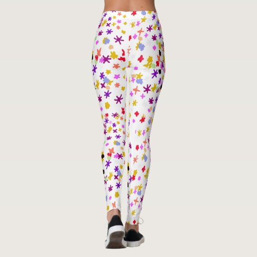Farbige Leggings (Rückseite)