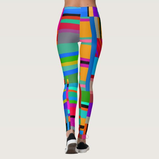 Farbige Leggings (Rückseite)