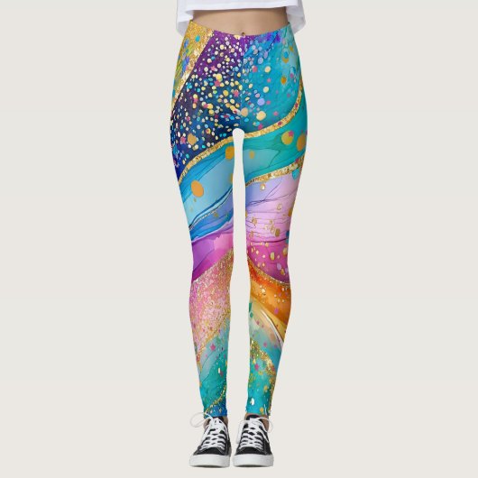 Farbige Leggings (Vorderseite)
