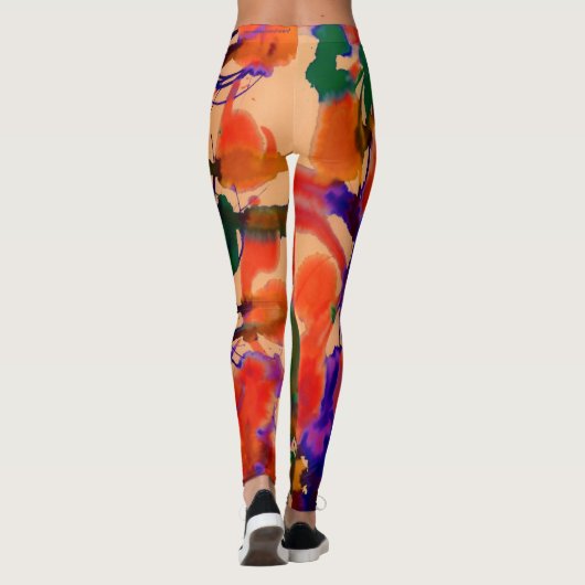 Farbige Leggings (Rückseite)