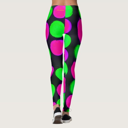 Farbige Leggings (Rückseite)