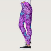 Farbige Leggings des phantastischen Radtyps in Pas (Links)