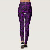 Farbige Leggings des phantastischen Radtyps in Pas (Rückseite)
