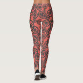 Farbige Leggings des phantastischen Radtyps in Pas (Rückseite)