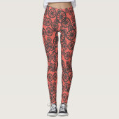 Farbige Leggings des phantastischen Radtyps in Pas (Vorderseite)