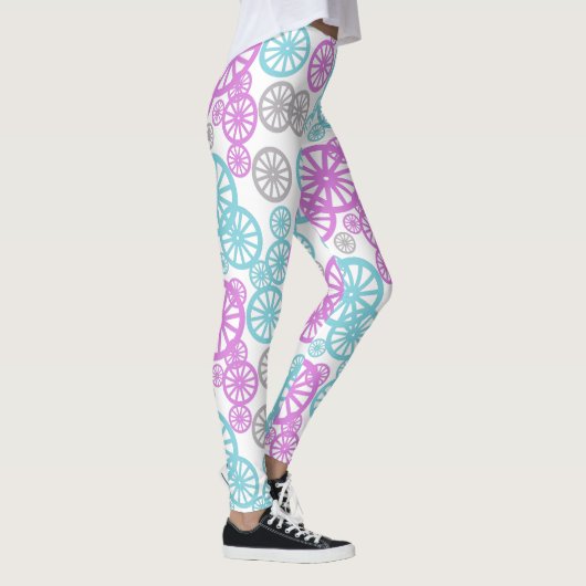 Farbige Leggings des phantastischen Radtyps in Pas (Rechts)