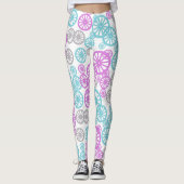 Farbige Leggings des phantastischen Radtyps in Pas (Vorderseite)