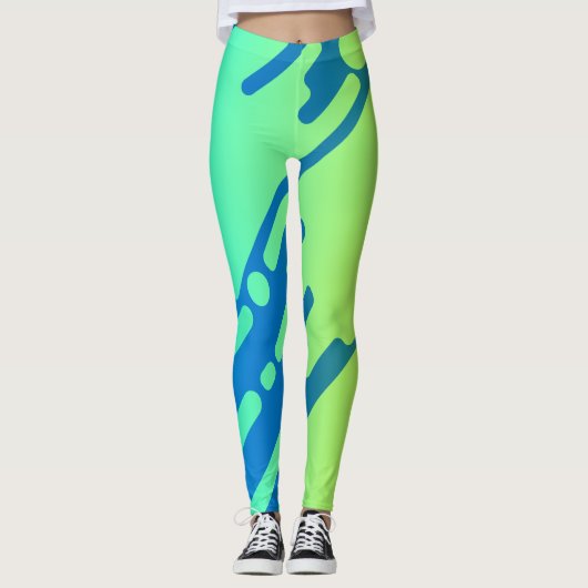farbige Leggings für Mädchen (Vorderseite)