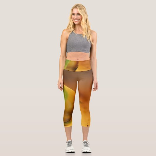 Farbige Leggings für Yoga und Pilates (Vorderseite)