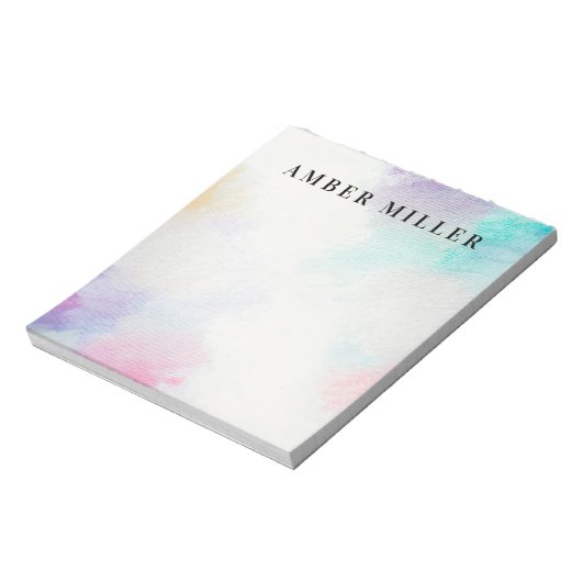 Farbige Leinwand Notizblock (Rotiert)