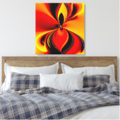 Farbige Leinwände Single auf Vierfachfeld drucken Leinwanddruck (Insitu (Schlafzimmer))