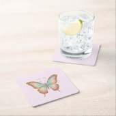 FARBIGE LEITUNGEN RECHTECKIGER PAPPUNTERSETZER (Vor Ort)