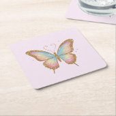 FARBIGE LEITUNGEN RECHTECKIGER PAPPUNTERSETZER (angewinkelt)