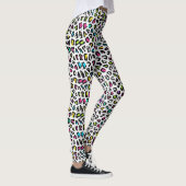 Farbige Leopard Print Leggings (Rechts)