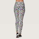 Farbige Leopard Print Leggings (Rückseite)