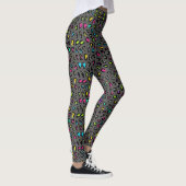 Farbige Leopard Print Leggings (Rechts)