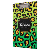 Farbige Leopardendrucke Klemmbrett (Links)