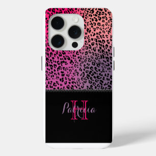Farbige Leopardendrucke & schwarze Diamanten Case-Mate iPhone Hülle