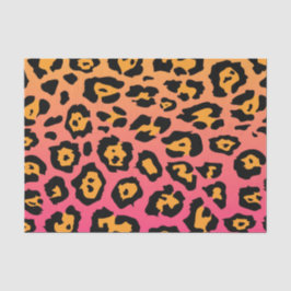 Farbige Leopardendrucke Seidenpapier