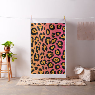 Farbige Leopardendrucke Stoff
