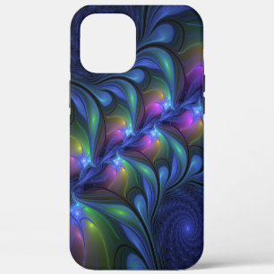 Farbige Leuchtende Abstrakte Blaue Rosa Grüne Frak Case-Mate iPhone Hülle