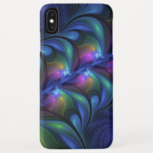 Farbige Leuchtende Abstrakte Blaue Rosa Grüne Frak Case-Mate iPhone Hülle