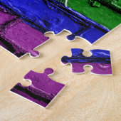 Farbige LGBT-Regenbogenwand Puzzle (Seite)