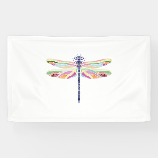 Farbige Libelle Banner (Horizontal)