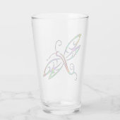 Farbige Libelle Glas (Rückseite)