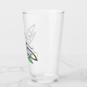 Farbige Libelle Glas (Links)