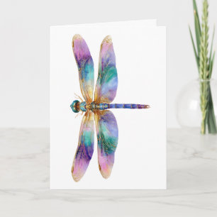 Farbige Libelle – Irisierende Naturkunst Karte