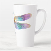 Farbige Libelle – Irisierende Naturkunst Milchtasse (Rechts)