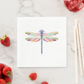 Farbige Libelle Serviette (Beispiel)