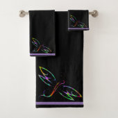 Farbige Libellen Badehandtuch Set (Insitu)