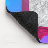 Farbige Libellen-Foto-Rahmen Mousepad (Ecke)