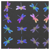 Farbige Libellen II Stoff (Nahaufnahme)