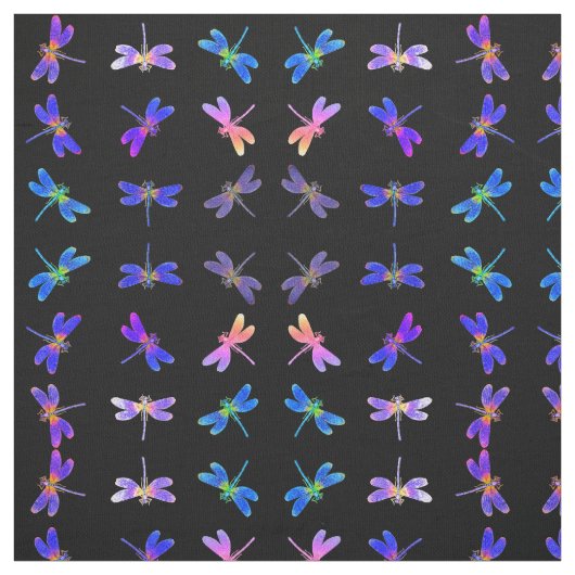 Farbige Libellen II Stoff (Muster)